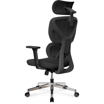 Крісло Mealux D1 Air Fabric Black (арт. HF-D1 F/B) - Pampik - 6