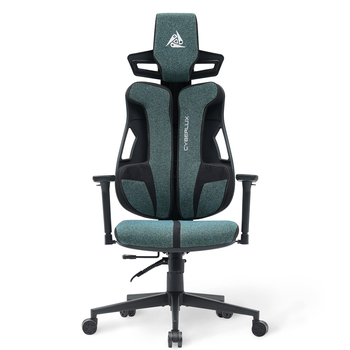 Геймерське крісло Cyberlux V8 Fabric Green (арт. GM-V8 FZ) - Pampik - 3