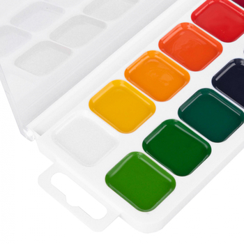 Фарби акварельні Yes Orange Line 18 кольорів, медові, без пензлика (110300) - Pampik - 3