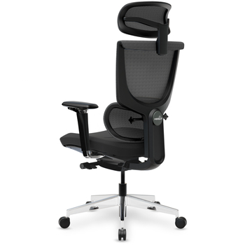 Крісло Mealux S8 Air Fabric Black (арт. HF-S8P F/B) - Pampik - 4