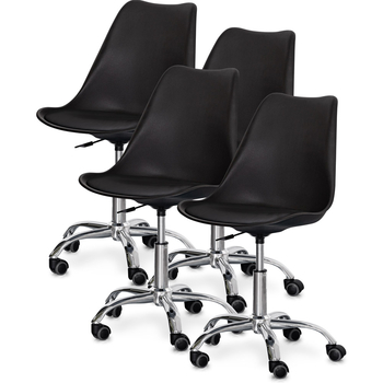 Комплект (4шт) крісло Evo-Kids Capri Black (арт. H-231 B/B-Х4) - Pampik