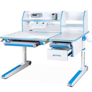 Детский стол Mealux Sherwood W/BL Energy (арт. BD-830 W/BL Energy) - Pampik