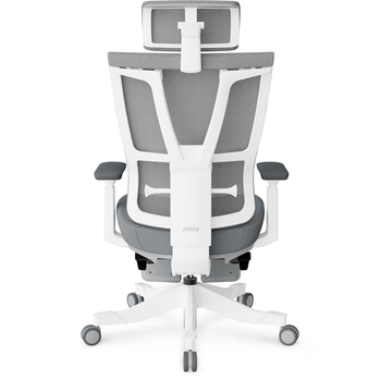 Кресло Mealux S6 Air Fabric Grey White (арт. HF-S6 F/GW) - Pampik - 4