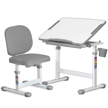 Комплект Evo-kids (стіл+стілець) Evo-06 Plus Grey (арт. Evo-06 Plus G) - Pampik
