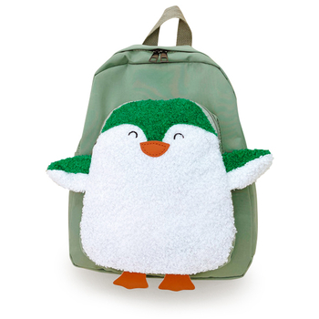 Дитячий рюкзак Evo-kids Small-Pinguin Green (арт. 2418-3-Green-pinguin) - Pampik