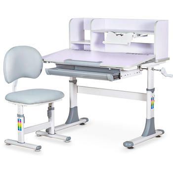 Комплект меблів Evo-kids (стіл+стілець+полиця) BD-22 G - Pampik