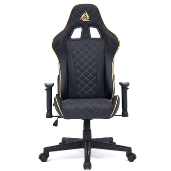 Геймерське крісло Cyberlux G41 Black (арт. GM-G41 FB) - оббивка екошкіра / колір чорний (коробок 1 шт.) - Pampik - 8