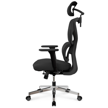 Крісло Mealux D1 Air Fabric Black (арт. HF-D1 F/B) - Pampik - 4