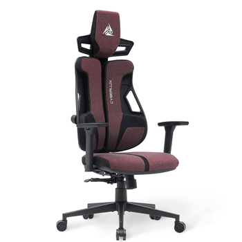 Геймерське крісло Cyberlux V8 Fabric Red (арт. GM-V8 FR) - Pampik - 4