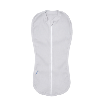 Євро-пелюшка Twins Ego на блискавці, інтерлок, сірий (1913-TE-10) - Pampik