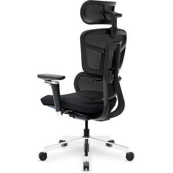 Крісло Mealux S4 Air Fabric Black (арт. HF-S4 F/B) - Pampik - 9