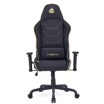 Геймерське крісло Cyberlux GM-6281-3 Black (арт. GM-6281-3 B) - оббивка еко шкіра + тканина / колір чорний (коробок 1 шт.) - Pampik - 8