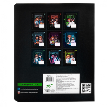 Тетрадь предметная YES Anime Геометрия А5, 48 страниц (767454) - Pampik - 5