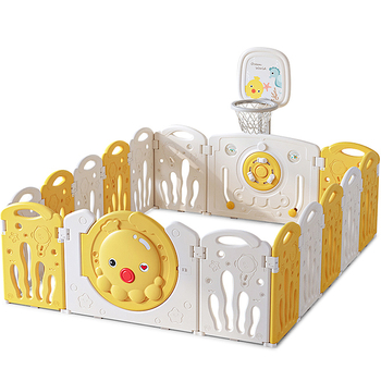 Манеж для детей Mealux Kraken Yellow (арт. KD-C121 Yellow) - Pampik