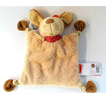 М'яка іграшка-комфортер Sigikid Собачка, 22 см, бежевий (42931/36998) - Pampik - 6