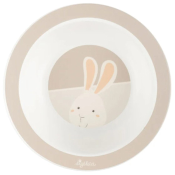Тарелка глубокая пластмассовая Sigikid Зайчонок, бежевый (25400/38287) - Pampik