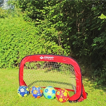 Ворота для футболу Schildkrot, складні, 120х80 см, червоний (970988/23236) - Pampik - 4