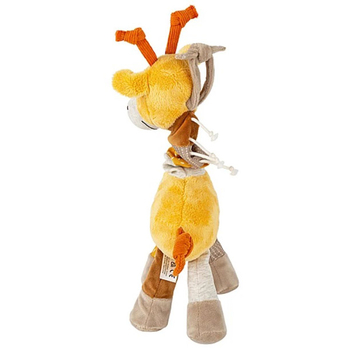 Брязкальце м'яке на коляску Sigikid Жирафа, 11 см, жовтий (43165/38280) - Pampik - 3