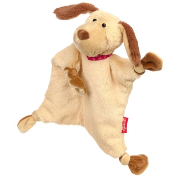 М'яка іграшка-комфортер Sigikid Собачка, 22 см, бежевий (42931/36998) - Pampik