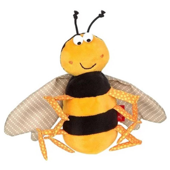 Мягкая погремушка Sigikid Пчелка, 14 см (39208/37022) - Pampik