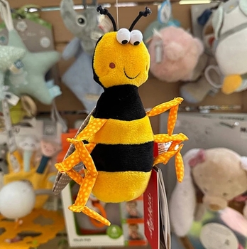 Мягкая погремушка Sigikid Пчелка, 14 см (39208/37022) - Pampik - 5
