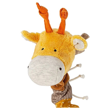 Брязкальце м'яке на коляску Sigikid Жирафа, 11 см, жовтий (43165/38280) - Pampik - 5