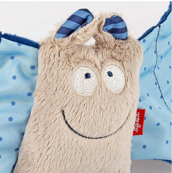 М'яка іграшка-комфортер Sigikid Кажан, 17 см, блакитний (41099/36999) - Pampik - 4