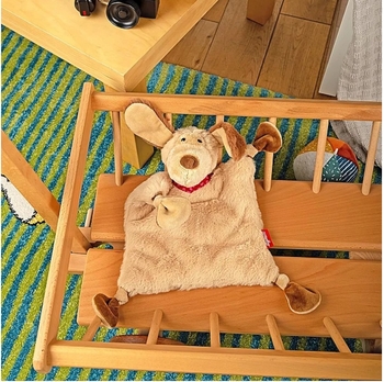 М'яка іграшка-комфортер Sigikid Собачка, 22 см, бежевий (42931/36998) - Pampik - 7