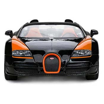 Радиоуправляемая машина Rastar Bugatti, 30 см, черный (70400/33214) - Pampik - 4