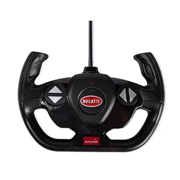 Радиоуправляемая машина Rastar Bugatti, 30 см, черный (70400/33214) - Pampik - 6