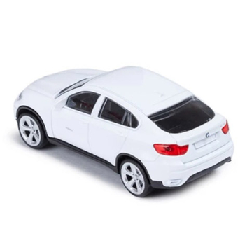 Машинка Rastar BMW X6, метал, 11 см, білий (33700/33190) - Pampik - 2