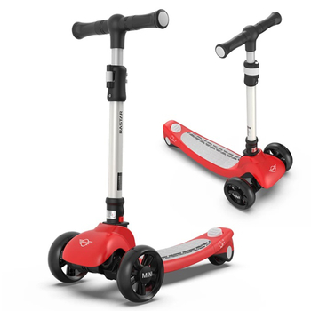 Самокат Rastar LED Mini 3+, до 50 кг, червоний (83800/36673) - Pampik - 2