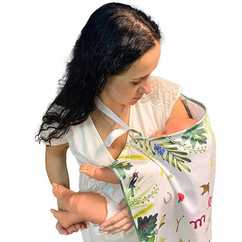 Пеленка для кормления Moulin Roty NL Baby, с чехлом, 60х80 см (29094) - Pampik - 7