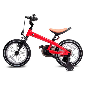 Велосипед двухколесный Rastar BMW, со вспомогательными колесами, 4+, до 45 кг, красный (RSZ1405RR/36669) - Pampik - 2