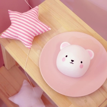 Нічник світлодіодний Reer LumiLu Ведмедик, 9.1х6.8х12.3 см, білий (52210/33156) - Pampik - 4