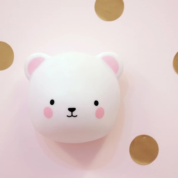 Нічник світлодіодний Reer LumiLu Ведмедик, 9.1х6.8х12.3 см, білий (52210/33156) - Pampik - 3