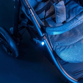 Ліхтарик для коляски Light & Go 0+, USB, чорний (53161/34994) - Pampik - 6