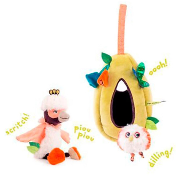 М'яка іграшка на коляску Moulin Roty Пташине гніздо (668080/32711) - Pampik - 2