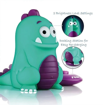 Ночник Reer Дракончик, большой, зеленый (52042/13372) - Pampik - 3