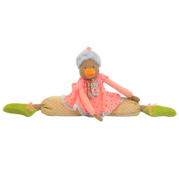 Мягкая игрушка Moulin Roty Курочка, розовый (662021/11648) - Pampik - 2