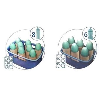 Підставка під пляшечки Reer, білий (256/9753) - Pampik - 2