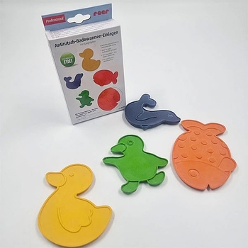 Наліпки у ванну протиковзкі Reer, 4 шт. (7615/9840) - Pampik - 3