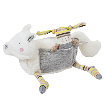 Іграшка м'яка Moulin Roty Актівіті Собака, білий (663076/22142) - Pampik - 2