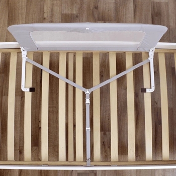 Захисний бар'єр на ліжко Reer, 50х100 см, сірий (45010/23637) - Pampik - 4