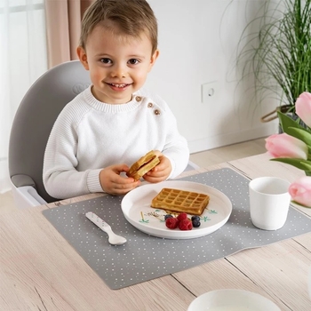 Килимок силіконовий Reer, 30х41,5 см, сірий (25021/34727) - Pampik - 2