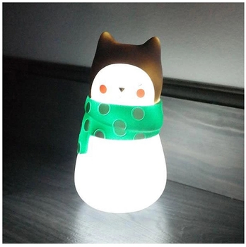 Ночник детский Moulin Roty Котик, белый (663250/29785) - Pampik - 2