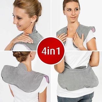 Грілка для шиї та плечей Reer MommyLine, сірий (88151/27908) - Pampik - 5