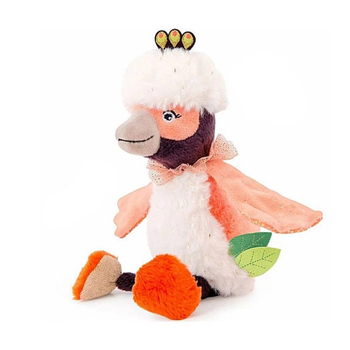 Мягкая игрушка Moulin Roty Птичка, розовый (668021/) - Pampik - 4