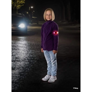 Светоотражающая лента Reer, 4,5х24 см, розовый (53032/30023) - Pampik - 4