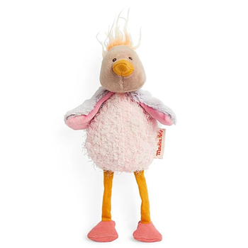 Игрушка мягкая Moulin Roty Страус, розовый (642716/35231) - Pampik - 2
